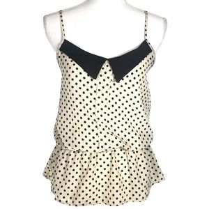 NICOLETTE Polka Dot Blouse Size L